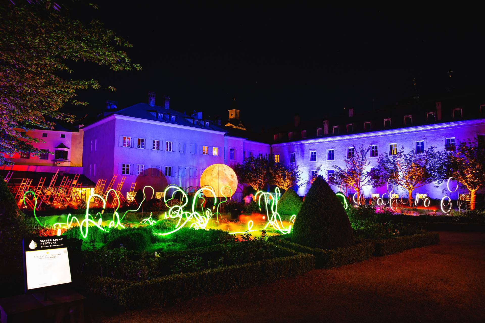 Das Water Light Festival in Brixen